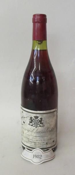 null 1 bouteille de GEVREY CHAMBERTIN Joseph ROTY 1982 (étiquette abimée) 