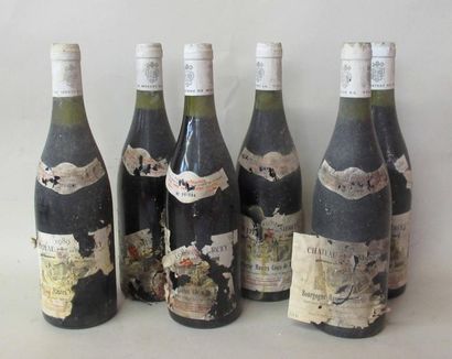 null 7 bouteilles de CHATEAU DE MERCEY Hautes Côtes de Beaune 1989 (bouteilles numérotées)...