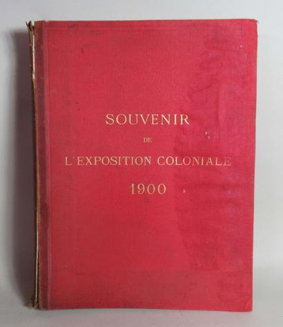null Souvenir de l'Exposition Coloniale de 1900 - Album commémoratif - 1 volume relié...