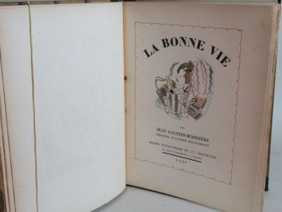 null Jean GALTIER BOISSIERE: "La Bonne Vie" un volume publié en 1928 illustré de...