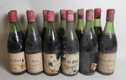 null 12 bouteilles de VIN DES AIEUX Chassagne et Compagnie Rouge (sans date) (étiquettes...