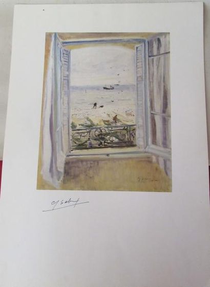 null Gaston SEBIRE (d'après) Affiche d'exposition pour le Château de Vascoeuil -...
