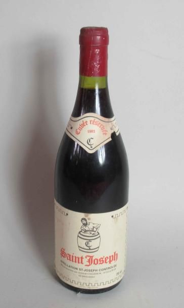 null 1 bouteille de SAINT JOSEPH Domaine Antoine Cuilleron Cuvée Réservée 1982 