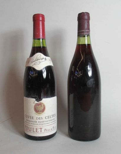 null 1 bouteille de BOURGOGNE Passetoutgrain Cuvée des Celtes Domaine Poulet Père...
