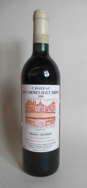 null 1 bouteille de CHATEAU Les Carmes HAUT BRION Pessac Léognan Graves 1990 