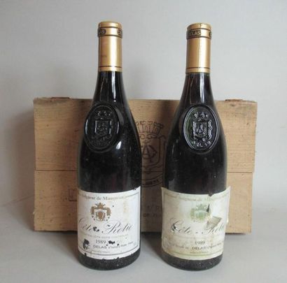 null 2 bouteilles de COTE ROTIE Domaine Delas à Tournon sur Rhône Seigneur de Maugiron...