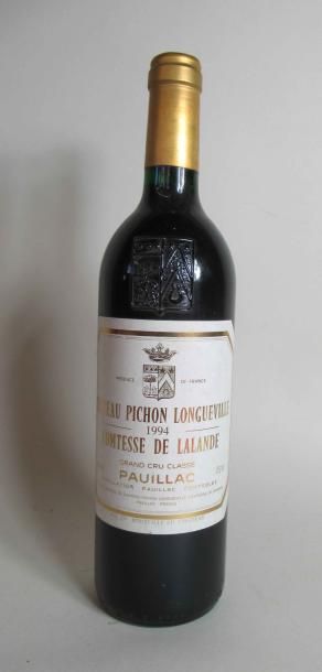 null 1 bouteille de PICHON LONGUEVILLE Comtesse de Lalande Pauillac 2e Cru Classé...