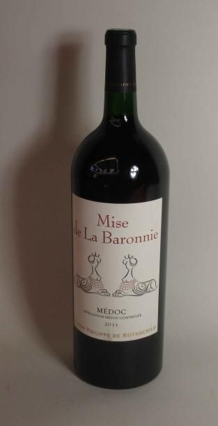 null 1 magnum de Bordeaux "Mise de la Baronnie" Médoc Domaine Baron Philippe de Rothschild...