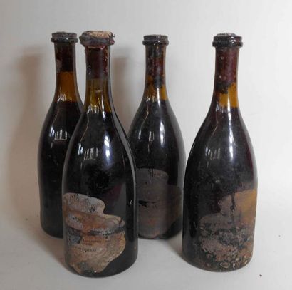 null 4 bouteilles de CHATEAU DE POMMARD Domaine de Laplanche 1976 
