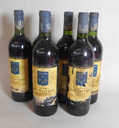 null 6 bouteilles de CHATEAU SMITH HAUT LAFITTE Graves Léognan Grand Cru Classé ROUGE...