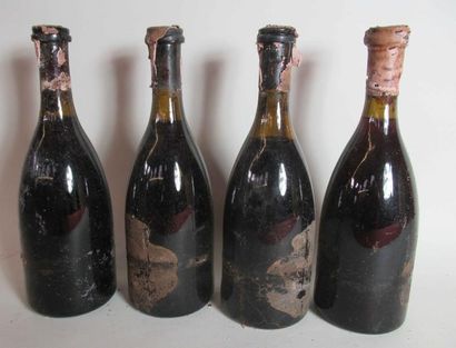 null 4 bouteilles de CHATEAU de POMMARD Domaine Louis Laplanche (étiquettes manquantes)...