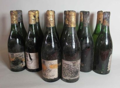 null 6 bouteilles CHATEAU ROSE SAINTE CROIX Listrac Médoc 1982 (étiquettes abimé...