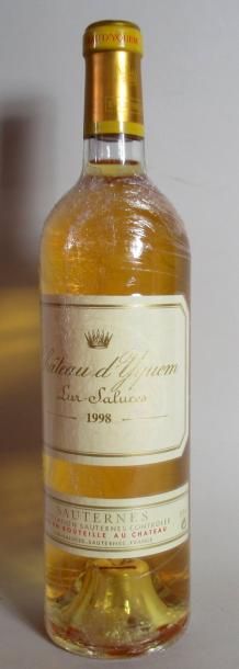 null 1 bouteille de CHATEAU D'YQUEM Lur Saluces 1998 