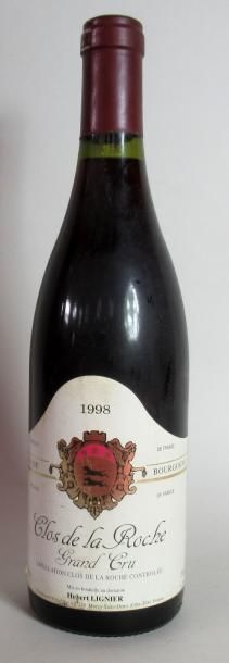 null 1 bouteille de CLOS DE LA ROCHE Grand Cru Domaine Hubert Lignier 1998 