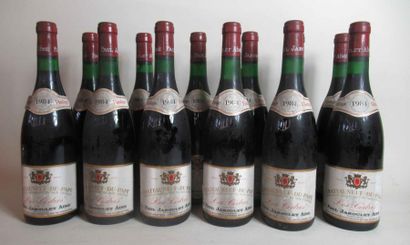 null Douze bouteilles de CHATEAU NEUF DU PAPE "Les Cèdres" Paul JABOULET 1984 