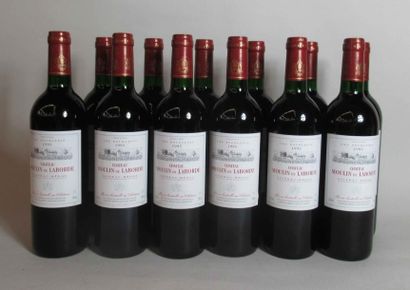 null 12 bouteilles de Chateau MOULIN de LABORDE Listrac-Médoc 1995 