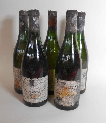 null 5 bouteilles de VOUVRAY Domaine Clovis Lefevre 1961 