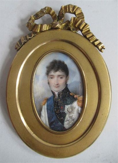 null Louis-François AUBRY ( 1767-1851) Attribué à "Portrait de Jérôme Bonaparte,...