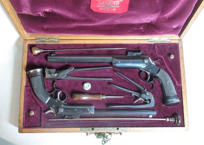 null GALANT - Deux pistolets de tir modèles IRA PAINE, calibre 6 mm et 44 - En coffret...