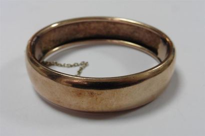 null Bracelet rigide en vermeil (925/oo) - Epoque Napoléon III - Poids : 24,6 g 
