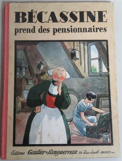 null CAUMERY - "Bécassine prend les pensionnaires" Un volume illustré par J.P. PINCHON...