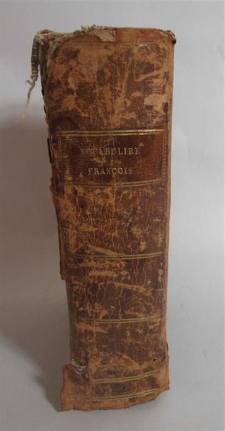 null 1 livre "Vocabulaire François" Calixte Volland, 1804 