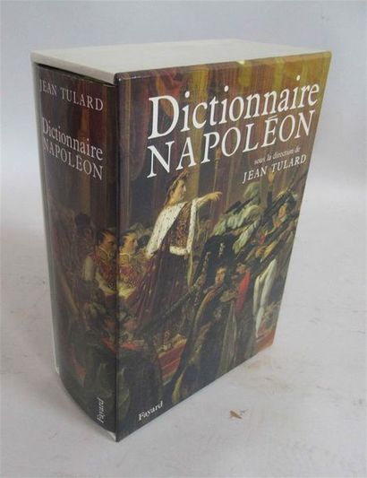 null Jean TULARD "Dictionnaire Napoléon" Un volume broché dans son emboitage - Publié...