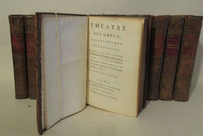 null * LE P. BRUMOY "Théâtre des Grecs" 13 volumes reliés - Nouvelle édition enrichie...