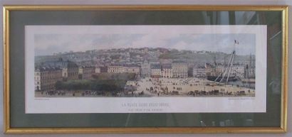 null Léon-Auguste ASSELINEAU (d'après) "La Place Louis XVI au Havre - Vue Prise à...