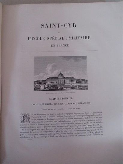null Eugène TITEUX "Saint Cyr et l'Ecole spéciale militaire en France - Fontainebleau...