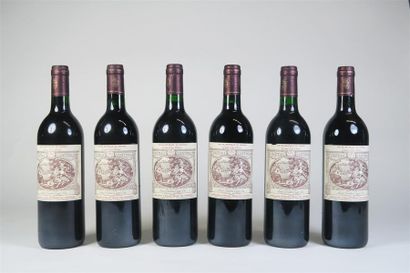 null 6 bouteilles CHÂTEAU CADET PIOLA 1992 Saint Emilion GC. Expert : Madame Olivia...