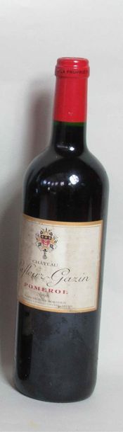 null 1 Blle de Chateau LAFLEUR GAZIN Pomerol 2008 (étiquette tâchée) Expert : Madame...