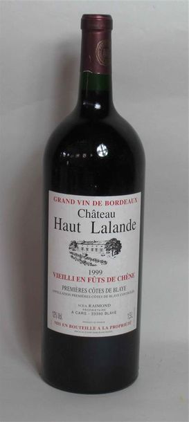 null 1 Magnum de Chateau HAUT LALANDE première côtes de Blaye 1999 Expert : Madame...