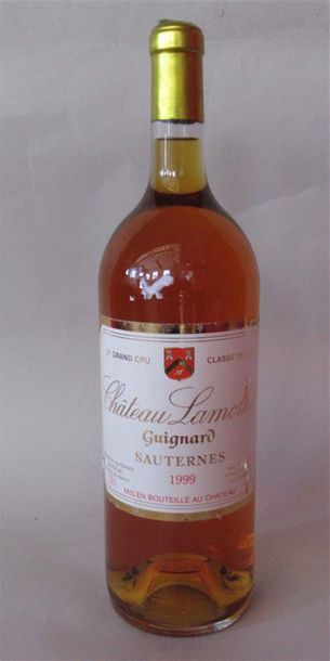 null 1 Magnum de Chateau LAMOTHE Guignard Sauternes 1999 (étiquette légèrement griffée)...