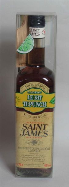 null 1 Blle de RHUM agricol ambré SAINT JAMES Expert : Madame Olivia DUMONT MAILLARD...