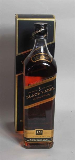 null 1 Blle de WHISKY Johnnie Walker Black Label 12 ans d'âge (en coffret carton)...