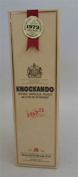 null 1 bouteille de whisky KNOCKANDO 1973 - Dans son coffret carton Expert : Madame...