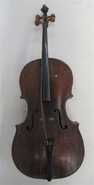 null Carlo-Antonio TONONI (Venise, act 1728-1768) - Violoncelle, la table en épicéa...