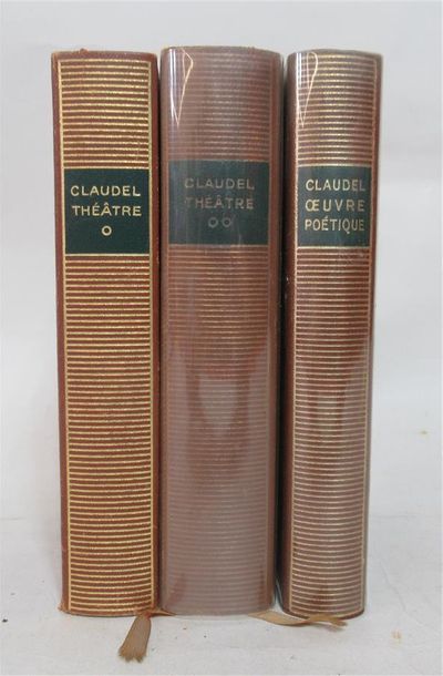 null Camille CLAUDEL "Théâtre" et "Oeuvre poétique" 3 volumes - Bibliohtèque de la...