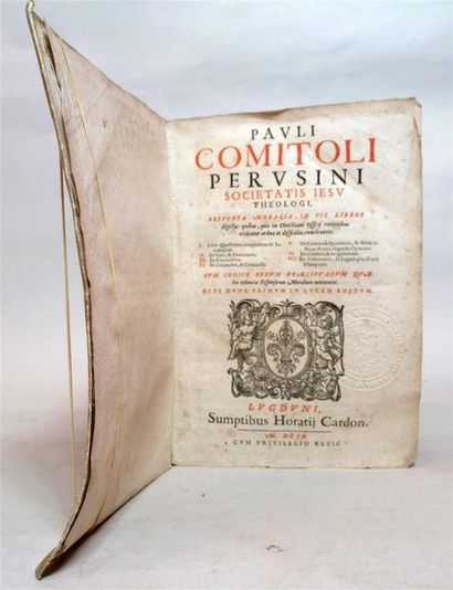 null Paolo COMITOLI "Perusini" In-8 - Lugduni, Horatii Cardon, 1609 (dos accidenté...