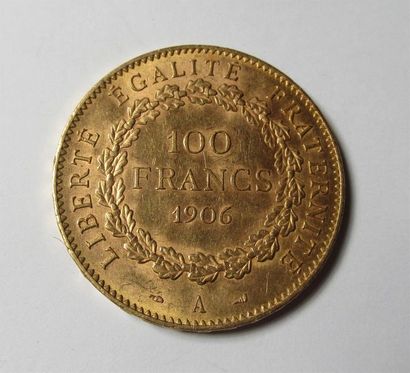 null Pièce de 100 Francs or République Française 1906 