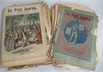 null Ensemble de revues brochés in-folio "Le Petit Journal" (années incomplètes :...