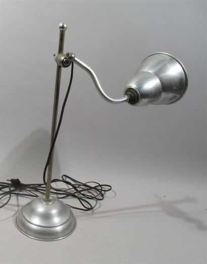 null Lampe de bureau articulée et déportée en aluminium - Ht : 50 cm (chocs et enfoncements...