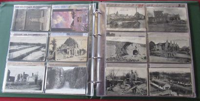 null Album de cartes postales environ 215 Guerre 14-18 dont Compiègne