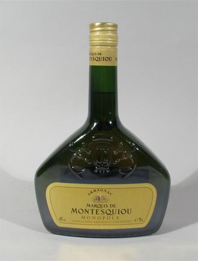 null 1 bouteille d'Armagnac MARQUIS DE MONTESQUIOU MONOPOLE 70 cl