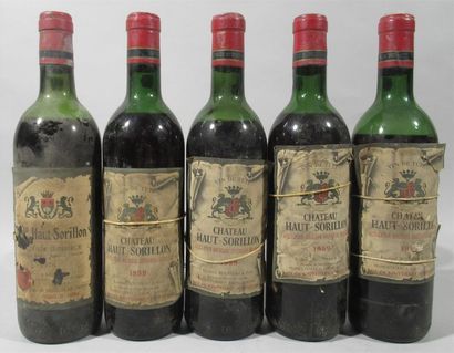 null 5 bouteilles de CHATEAU HAUT SORILLON Bordeaux Supérieur Domaine Raymond ROUSSEAU...