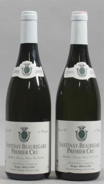 null 1 bouteille de Santenay-Beauregard 1er cru Roger Belland propriétaire 2003 -...