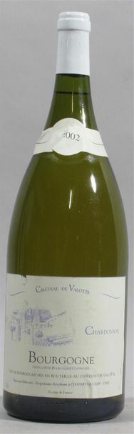 null Un magnum de Château de Valotte Bourgogne blanc Chardonnay 2002