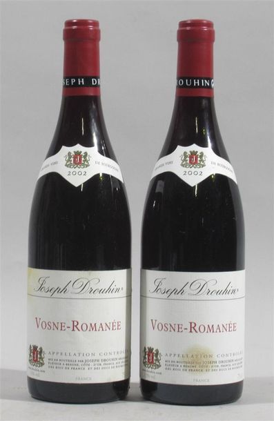 null 2 bouteilles de Vosne-Romanée Joseph Drouhin 2002