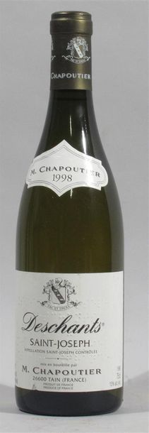 null 1 bouteille de Deschants Saint Joseph blanc Domaine M. Chapoutier 1998